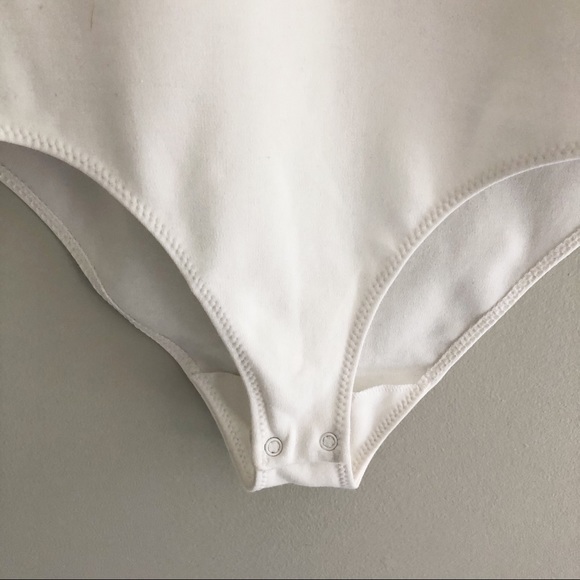 Aritzia Wilfred Free White Bodysuit Size M - Picture 3 of 5